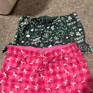 Victoria secret Pajama Shorts Set - Green and Pink